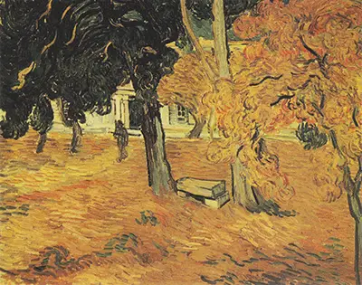 Der Garten des Krankenhauses Saint-Paul Vincent van Gogh